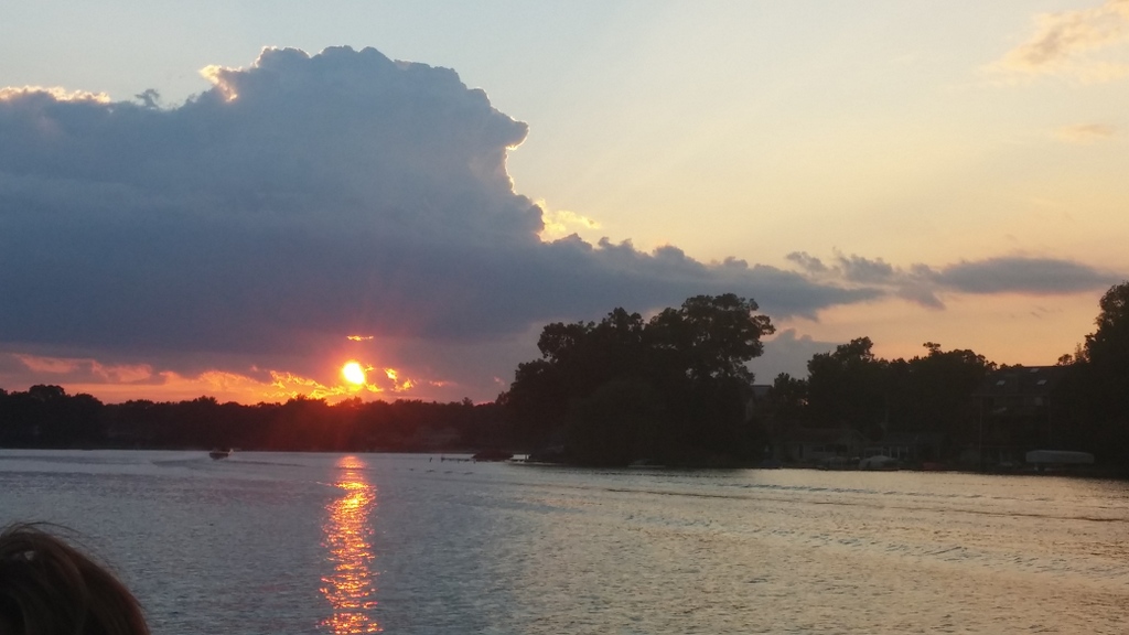 Sunset on White Lake in Highland MI