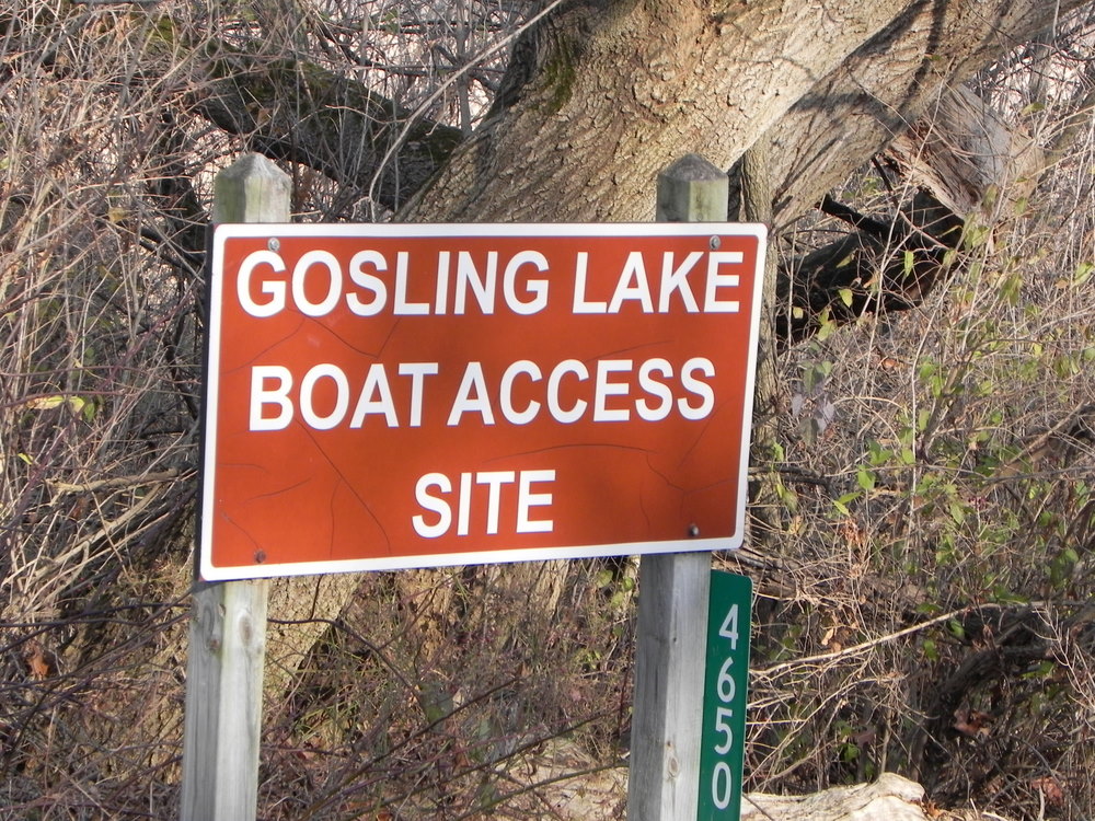 Gosling Lake DNR access Livingston County MI