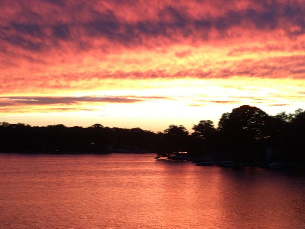 Sunset on White Lake in Highland MI