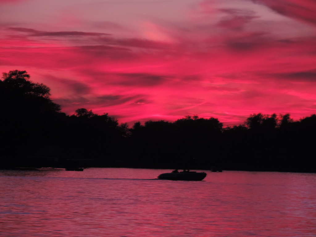 Sunset on the lake