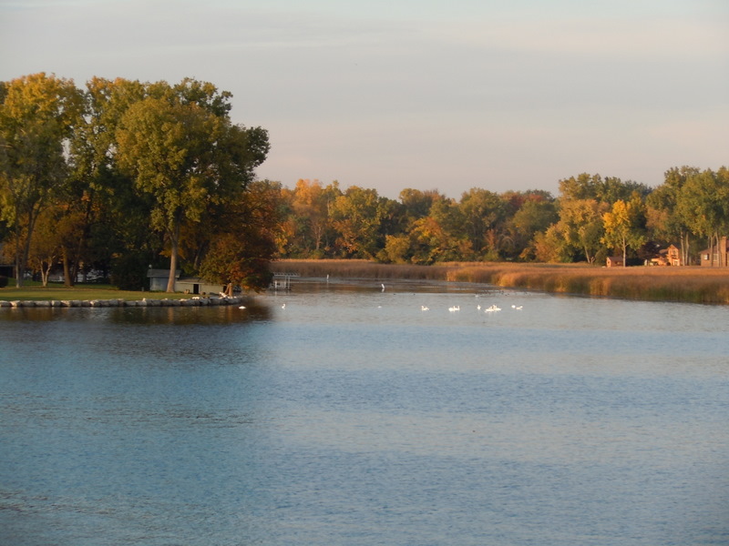 Fall on Otter Lake in Oakland County MI