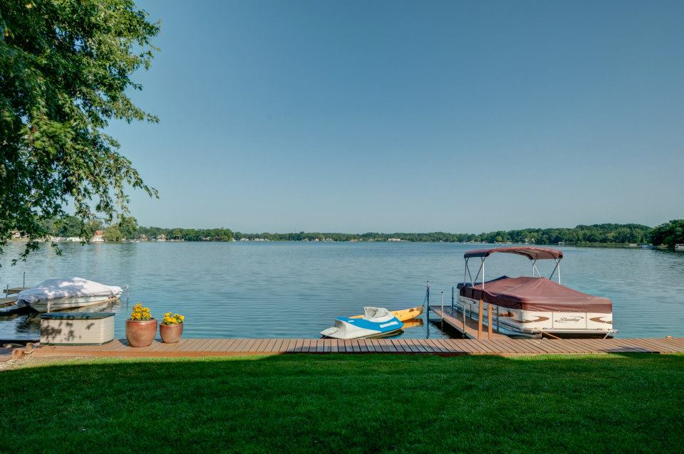 Oxbow Lake homes in White Lake Township Michigan