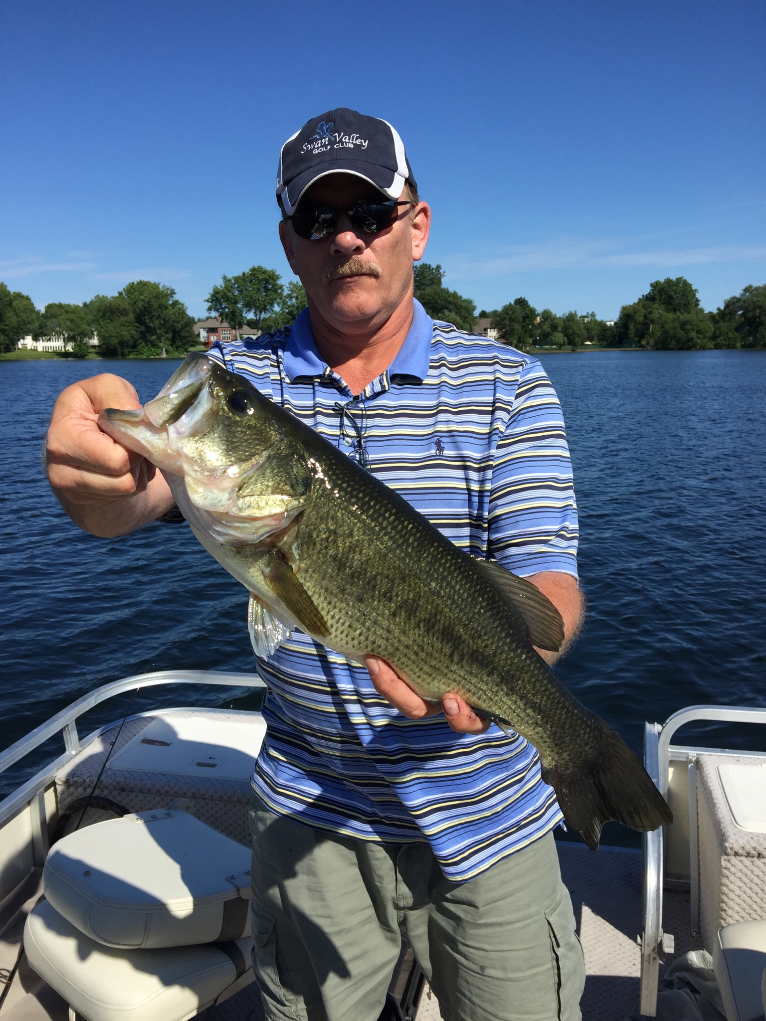 Fishing on Heather Lake in Oakland County MI